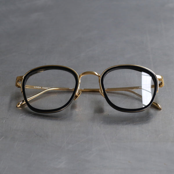 LINDA FARROW LFL1116C4OPT Aldrin black/gold frame glasses